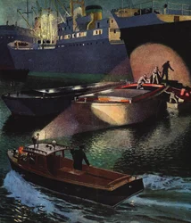 活動中のロンドンリバーポリス、1960年代